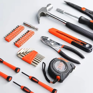40 em 1 Kit De Ferramentas Domésticas Caixa De Ferramentas De Plástico Reparação Hardware <span class=keywords><strong>Tool</strong></span> Kit Caixa De Ferramentas Manuais Combo Caso De Armazenamento