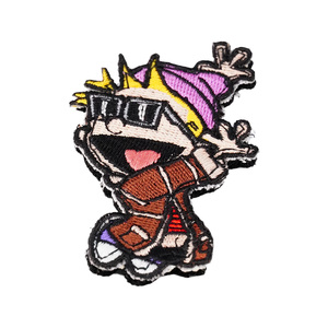 Bán Buôn Biểu Tượng Tùy Chỉnh 3D Quần Áo Lớn Thêu Huy Hiệu Lớn Dệt Thêu Vá - Product Image 5