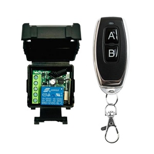 <strong>1</strong>-Channel DC 12V RF Transmitter Receiver Circuit with Learning Code Metal Remote <strong>Control</strong> 315/433.92 MHz Frequency