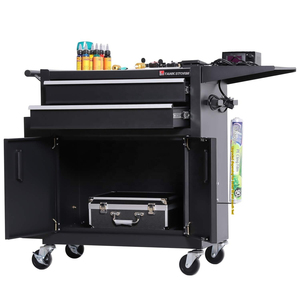 Barbershop Mobile Tool Cabinet Tin Tool Car RollingWorkstation Tattoo Trolley Tattoo Multi-function <strong>Cart</strong> for Salon - Product Image 5