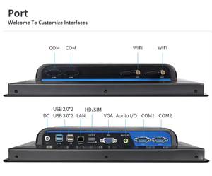 17.3inch Capacitive Touch ultra Thin Industrial Design Fanless Panel Pc Available <strong>with</strong> Win/Linex <strong>Operating</strong> <strong>System</strong>