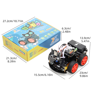 Tscin buny ESP32 WROVER 4WD Robot Car Kit Drahtlose Übertragung mit Kamera für Arduino