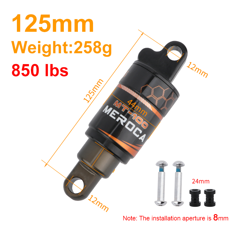 125mm 850lbs black