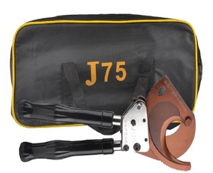 手动电缆切割工具棘轮电缆切割机J75 - Product Image 1