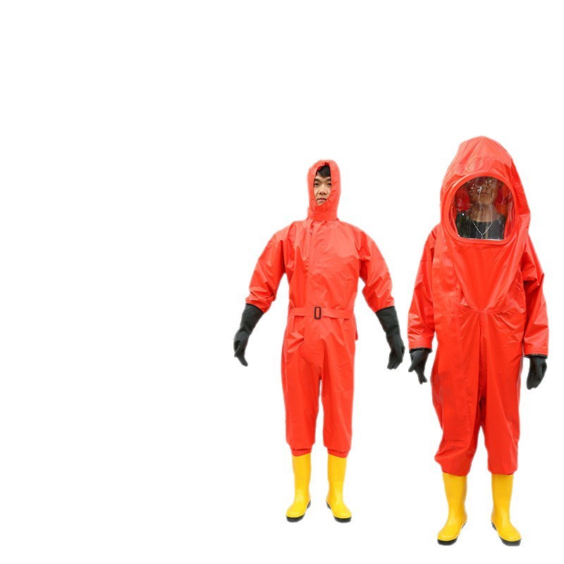Semi-enclosed lightweight protective suit
