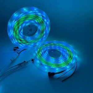12v 32ft英尺智能发光二极管灯带柔性带Buletooh远程多色音乐同步<span class=keywords><strong>Rgb</strong></span> 5050灯带