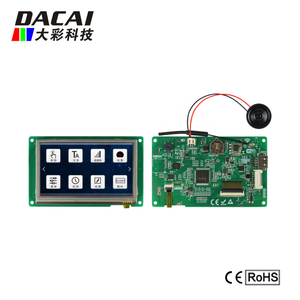 4,3 "USB LCD pantalla resistiva serie pantalla electrónica del armario - Product Image 4