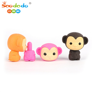 Soododo Tẩy Trang Bút Chì Đẹp 3D Cục Tẩy Động Vật Hình Hoàng Đạo Cục Tẩy Bán Buôn Trung Quốc - Product Image 2