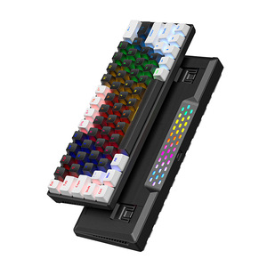 63-key TYPE-C Small Wired <strong>Notebook</strong> <strong>Keyboard</strong> Computer Office Game Electric Teclado Mecanico Axis Red Axis Mechanical <strong>Keyboard</strong> - Product Image 1