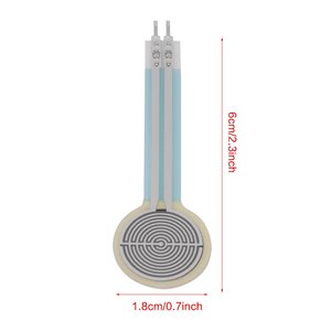 Fsr402 Kraft empfindlicher Widerstand 0,5 Zoll 6cm Fsr Neue und originale Films ensoren mit Pin <span class=keywords><strong>Force</strong></span> Sensing-Widerständen für <span class=keywords><strong>Arduino</strong></span>