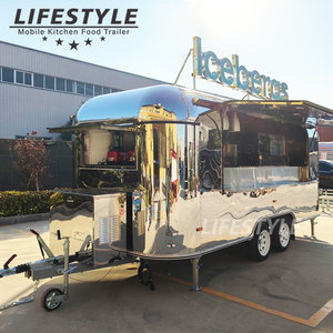 Ngoài trời di động thực phẩm Trailer di động nước trái cây thanh foodtruck bán hàng tự động BBQ Burger Pizza remorque thực phẩm xe tải trang bị đầy đủ - Product Image 3