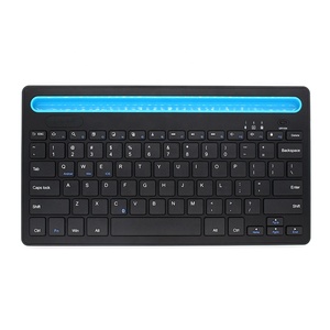 Multi Devices Colored Keys Dual Channels <strong>bluetooth</strong> and Wireless <strong>Keyboard</strong> <strong>with</strong> Slot <strong>for</strong> Tablets and Smart Phones - Product Image 1