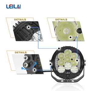 ไฟหน้า LED กลมขนาด5นิ้ว6นิ้ว7นิ้วไฟตัดหมอก LED สองสี90W ไฟตัดหมอก LED 12V 24V ไฟทำงานสำหรับ jeeps SUV ATV - Product Image 5