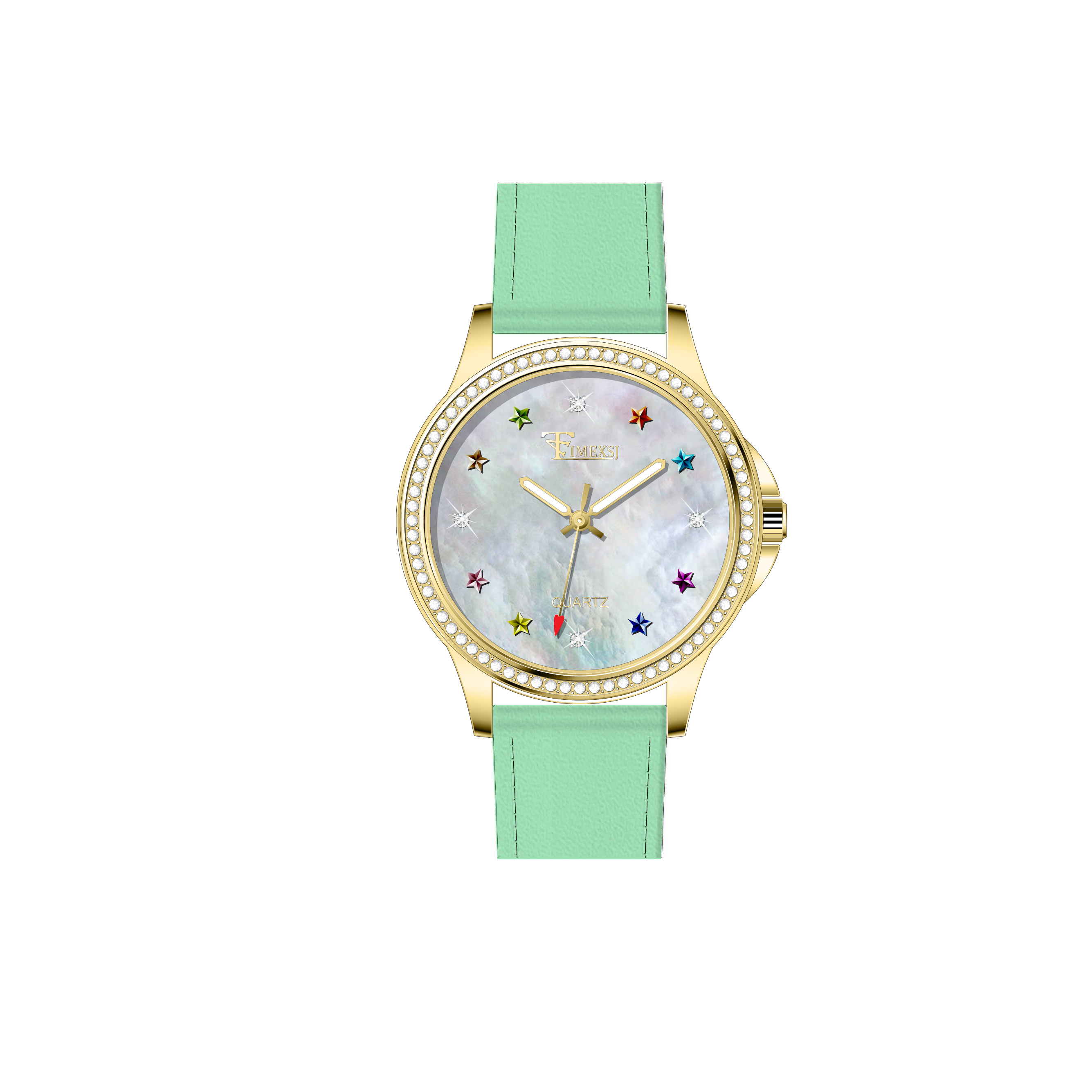 Gold - Mint Green