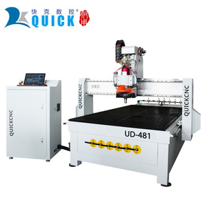 Enrutador básico económico ATC Cnc, enrutador de maquinaria de carpintería con revista de herramientas lineales - Product Image 1