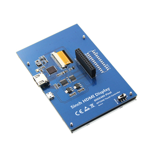 5 "800x480 LCD Raspberry Pi Display mit 4-Draht-resistiver Berührung und kompatibel mit Raspberry Pi und PC-Eingang