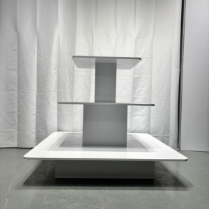 Custom 3 Tier Square/Round MDF Display <strong>Table</strong> <strong>Multi</strong> <strong>Functional</strong> Stand for Cosmetics Books Shoes &amp; Retail - Product Image 6