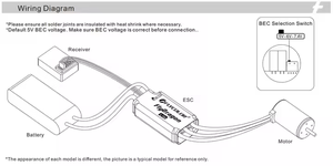 Бесщеточный двигатель DD 80A ESC 5A UBEC контроллер XT60 3,5 мм, электрический регулятор скорости для радиоуправляемый самолет игрушки - Product Image 6