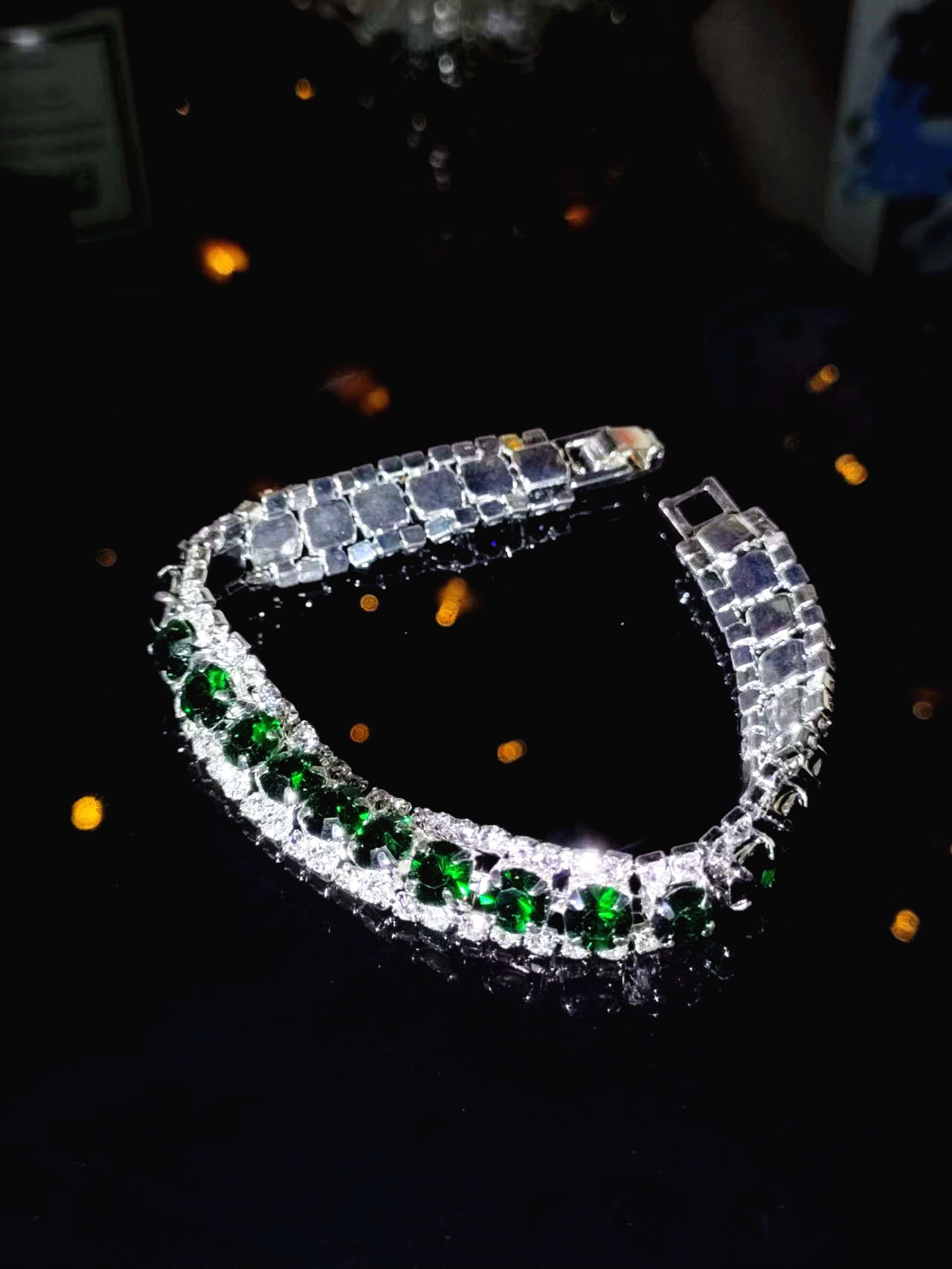 Dark green drill