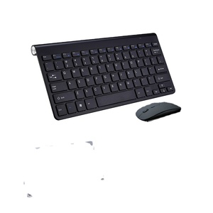 DATA FROG 2,4G inalámbrico USB teclado portátil ratón Compatible Mac Notebook TV Box PC teclado ruso para IOS Android Win 10 7 - Product Image 1