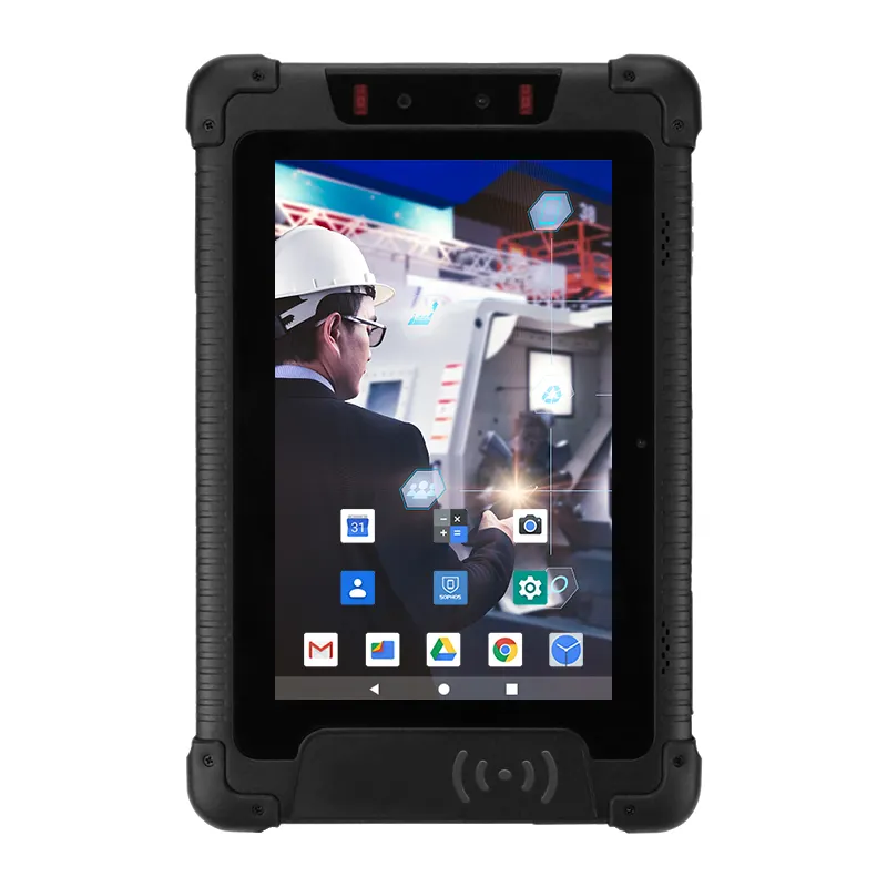 YC-1801B robuster Finger abdruck NFC 8 Zoll Android Tablet PC mit 10000Mah Akku