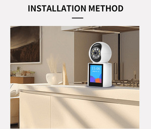 Icsee 2MP Smart Wifi Interior Baby Monitor Cámara Pantalla de 2,8 pulgadas con resolución de 1080p Videollamadas Sistema de seguridad de intercomunicación - Product Image 2
