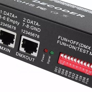 4 канала DMX светодиодный контроллер DMX512 декодер 12-24 В RGBW светодиодный драйвер - Product Image 5