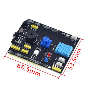 DHT11 LM35 sensore di umidità della temperatura adattatore multifunzione per scheda di espansione per Arduino UNO R3 RGB LED IR ricevitore Buzzer I2C
