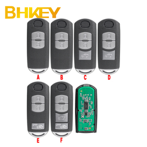 2010-2018マツダ23 6 CX3 CX5 CX7 MX5 2B 3B4Bスマートリモートキーフォブ433Mhz SKE13E-01 SKE13E-02チップ用 - Product Image 1