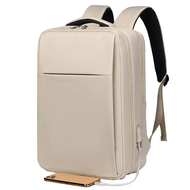 1.62L Large Laptop Backpack With USB Charger Fashion Travel Business Laptop Backpack For Women Men