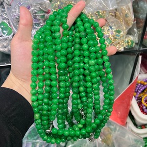 Green <strong>Jade</strong> Necklace 8mm 10mm 12mm Natural Stone Jewelry Purple Myanmar Genuine with Certificate High-quality Healing <strong>Jade</strong> Charms - Product Image 1