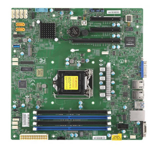 Placa base de servidor MicroATX de Supermicro, 1 zócalo único, C242, 128GB, 2 unidades - Product Image 2