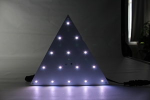 Colorful <strong>LED</strong> Wall Panel Light 15 PCS SMD5050 RGB DMX512 Pixel <strong>Control</strong> <strong>Display</strong> Triangle Panel Light - Product Image 5