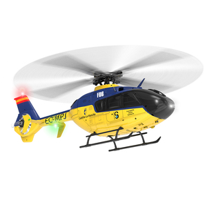 <strong>RC</strong> Helicopter with Light F06 2.4G <strong>6CH</strong> Direct Drive Brushless Motor Aerobatic EC135 Helicopter for Beginner RTF Version - Product Image 1
