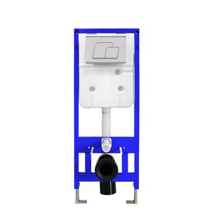 壁タンクの貯水槽と壁掛けトイレ隠し貯水槽ダブルフラッシュプッシュボタン付き - Product Image 1