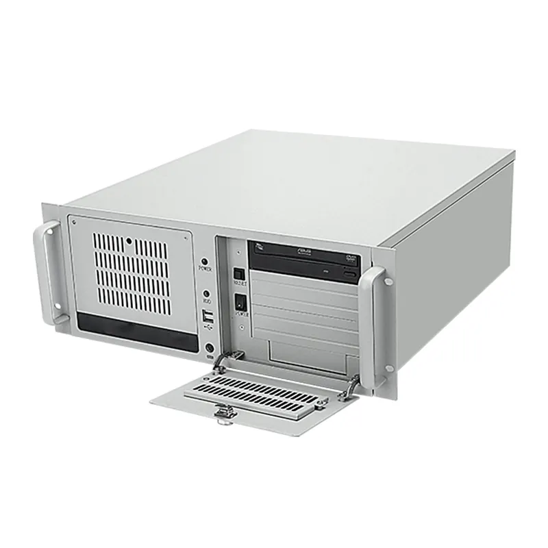 Rackmount industrial pc server case workstation 4U server chassis with 6 COM 300W/550W