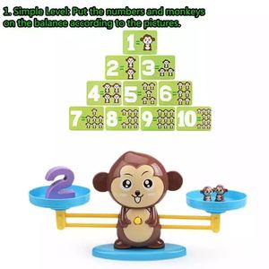 Juego de partido educativo para niños, balanza de equilibrio, mono, juego de matemáticas, Rana, conteo de equilibrio, juguetes para niños, juguete de números educativos - Product Image 3