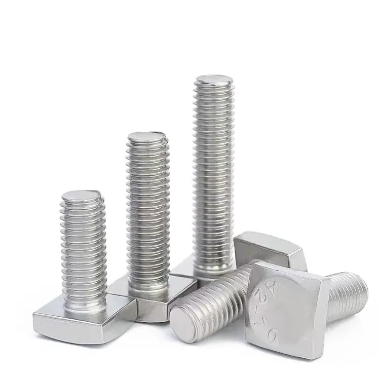 Stainless steel square head boltsSmall square head screws