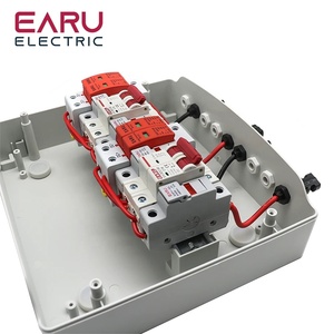 500V 2 entradas 2 salidas 2 cuerdas para sistema de energía solar fuera de la red matriz fotovoltaica caja combinadora solar fotovoltaica Disyuntor de CC