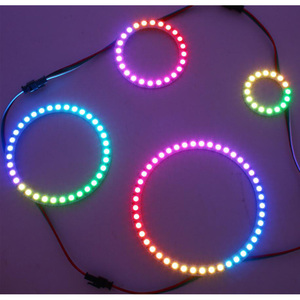RGB LED Ring 1 3 4 7 8 12 16 24 Bits LEDs WS2812 WS2812B 5050 RGB LED Ring Lampe licht Für Arduino Diy Kit