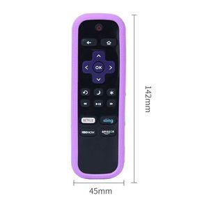 Kaymaz anti-damla silikon koruyucu kapak/kol/kılıf için TCL RC280 3600R TV uzaktan kumanda - Product Image 4