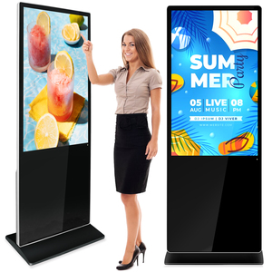 Floor Stand Indoor Digital Signage and <strong>Display</strong> 55inch Android 11 Wifi CMS <strong>Software</strong> <strong>LCD</strong> Smart Touch Screens Totem Kiosk for Mall - Product Image 1