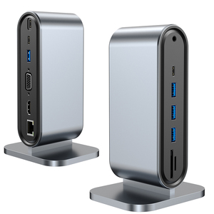 用于PC和电话的笔记本电脑的12合1多功能便携式扩展坞USB2.0集线器集成电缆 - Product Image 4