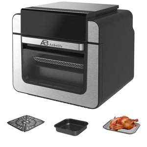 Anbolife 15L Luft fritte use Ofen Doppel heizung 1800W Oberer 1500W Boden mit 9 vor eingestellten Programm innen licht - Product Image 3