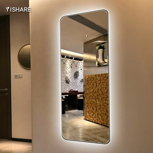 Yishare新设计理发店镜子家居装饰触摸传感器开关壁挂照明智能Led梳妆镜带灯 - Product Image 2