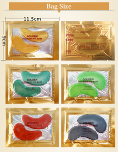Hot Selling 24K <strong>Golden</strong> Gel Eye Mask Private Label Hypoallergenic and Sample Use Wholesale