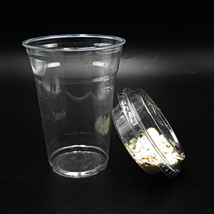250ml Yogurt <strong>2</strong> Layers <strong>Cups</strong> Two Compartment on the Go <strong>Cups</strong> Two-<strong>In</strong>-One Small Yogurt Fruit <strong>Cup</strong> - Product Image 1