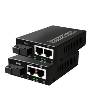 מצב יחיד gigabit sc ממיר אופטי 20 ק "מ טווח יציאה rj45 מדיה עם poe סיב אופטי רשת תואם
