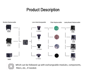 3200 1054 720P 8mm 40-Grad-Weitwinkel-UVC-Plug-and-Play-CMOS 1/3 Zoll Mini-Raspberry_pi-Kamera module - Product Image 4