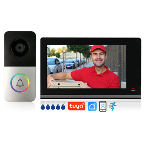 7 Inch Video Door Phone with PIR <strong>Motion</strong> <strong>Detection</strong> Home Security <strong>System</strong> for Apartment Unlocking Video <strong>Intercom</strong> Doorbell Camera - Product Image 1
